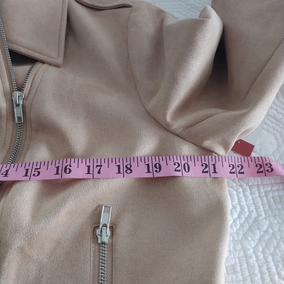 BB Dakota Faux Suede Jacket Crop XL - Picture 10 of 11